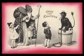 santa with krampus